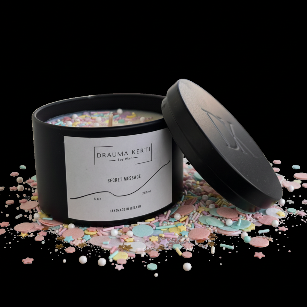 Sérsniðið kerti með þinni mynd