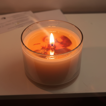 Sérsniðið kerti með þinni mynd